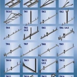 Высоковольтные и низковольтные траверсы для ЛЭП