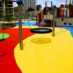 Резиновое покрытие для детских площадок
