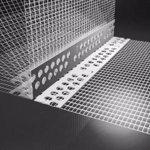 Уголок ПВХ с армирующей сеткой 2,5 м