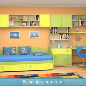 Bolalar yotoq xonasi to'plami