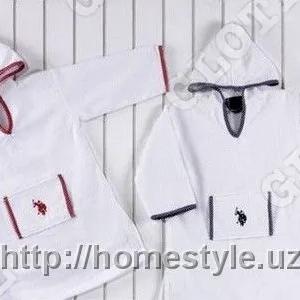 Махровые банные халаты USPA BARNOZ для ребенка в возрасте от 3-4 года до 9-10 год