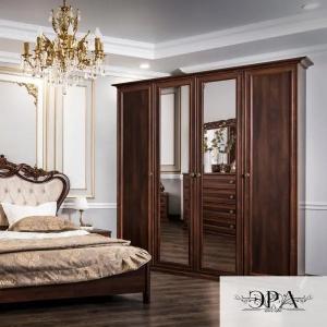 Yotoq xonasi Afina jigarrang