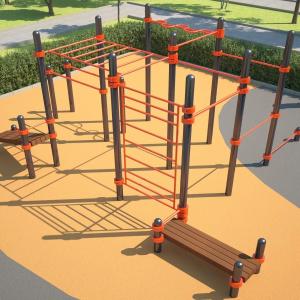 Резиновое покрытие для воркаут площадок