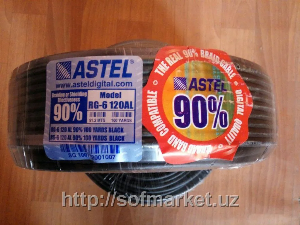Кабель ASTEL RG-6 (90%)