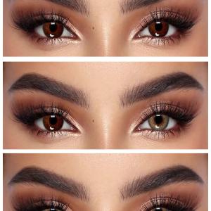 MOON WALK BROWN MW BROWN 0.00 2PS  Цветные КАРИЕ контактные линзы, для красоты. 2 Линзы. 