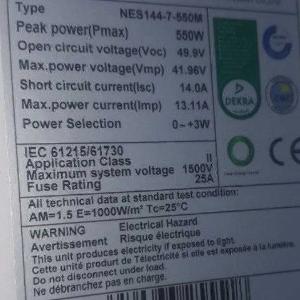 Солнечная Панель  550W