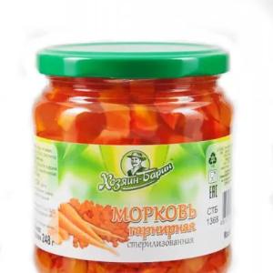 Морковь гарнирная стерилизованная