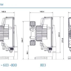 Мембранные соленоидные дозирующие насосы SEKO Tekna  (Италия)