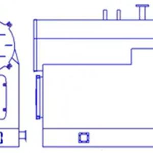 Котёл отопительный водогрейный, работающий на твердом топливе