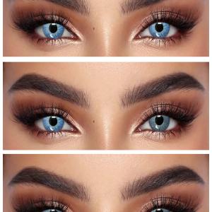 S3-241 GRAY  0.00  Цветные СЕРЫЕ контактные линзы, для красоты. 1 Линза