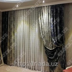 Yotoq xonasi uchun pardalar