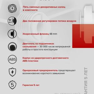 Вентилятор накладной Disc D100 Era