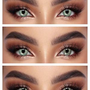 BSO-01 WARM GRAY  0.00 Цветные СЕРЫЕ контактные линзы, для красоты. 1 Линза