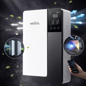 Настенный рекуператор воздуха Welkin EcoBreeze. Бризер. до 150 м³/ч