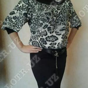 Платье женское офисное с ремнем Арт. 010