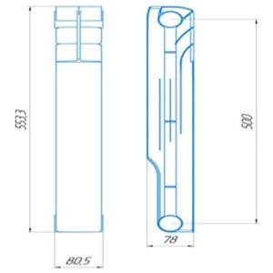 Биметаллический радиатор Next-E