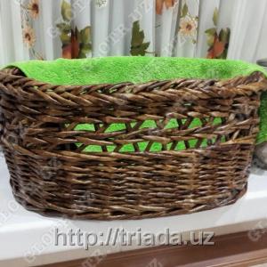 Плетеная хлебница