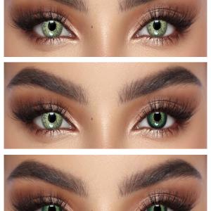 S2-525 GREEN  0.00  Цветные ЗЕЛЕНЫЕ контактные линзы, для красоты. 1 Линза