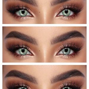 S3-431 PEARL GRAY  0.00 Цветные СЕРЫЕ контактные линзы, для красоты. 1 Линза