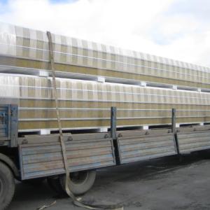 Стеновые сэндвич панели RAL 7035 - бежевые, RAL 9003 - белые, тощиной 60мм